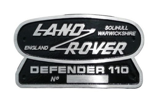 Land Rover Defender 110 Heritage Ltd Edition Cast Aluminium Grill/Tub Badge