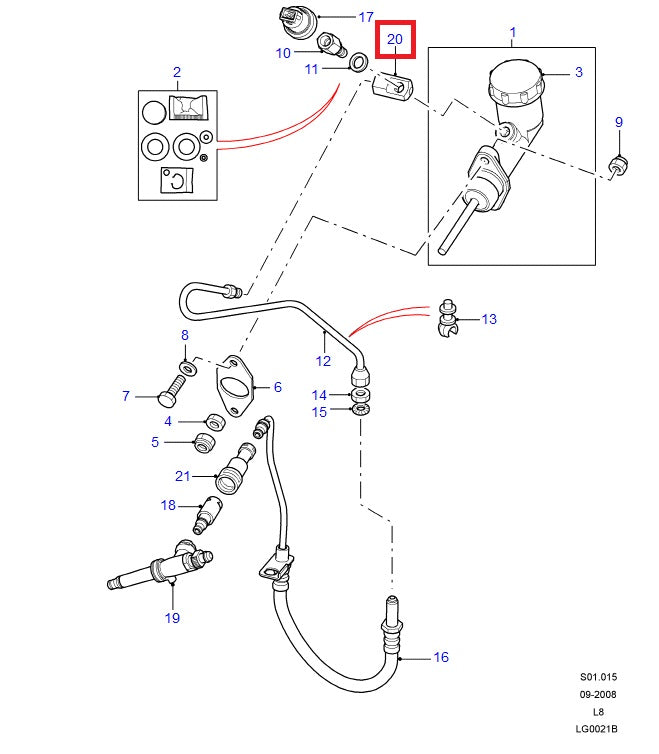 Clutch pump sensor bracket - ALLMAKES