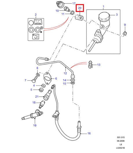 Clutch pump sensor bracket - ALLMAKES