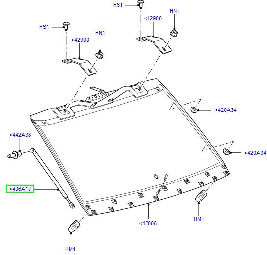 Lift assy - gas - rrs 05-09