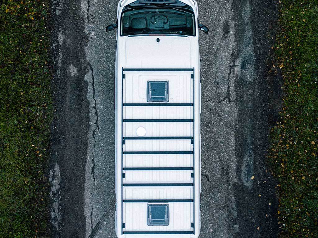 Mercedes-Benz Sprinter (L2H1/144in MWB/Standard Roof) (2006-Current) Slimpro Roof Rack Kit