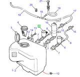 Headlamp washer
