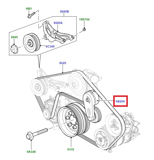 Pulley Drive Belt Tensioner