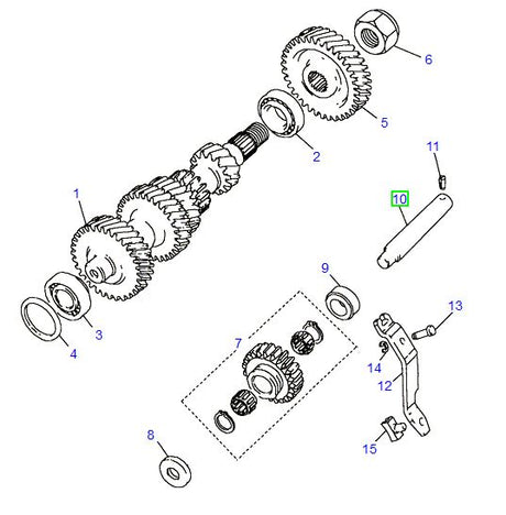 Shaft - Reverse Idler - ALLMAKES