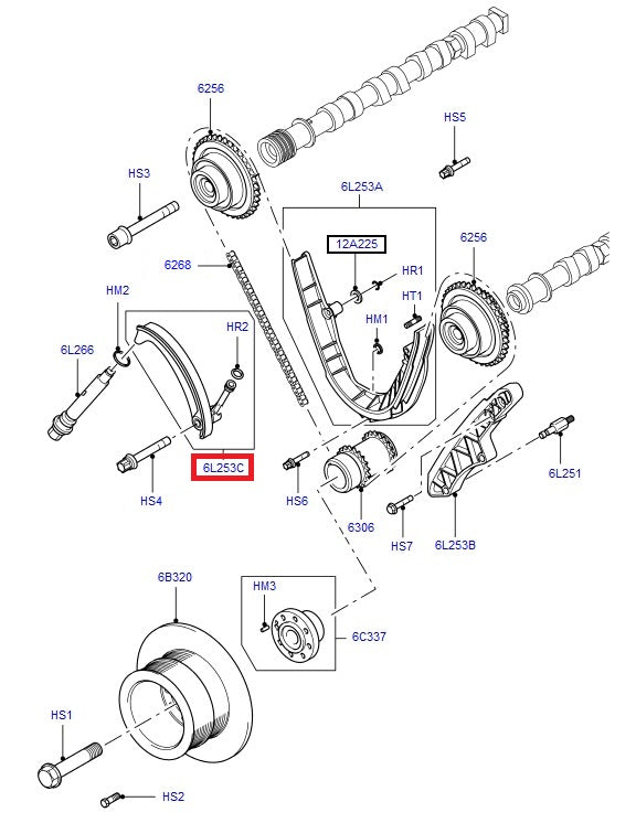 Tensioning Lever - Timing Chain