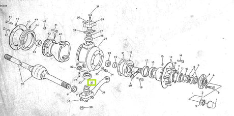 O Ring Swivel Pin Housing