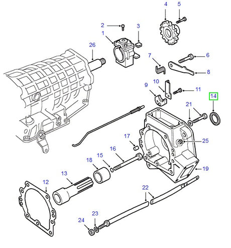 Seal Gear Box Rear