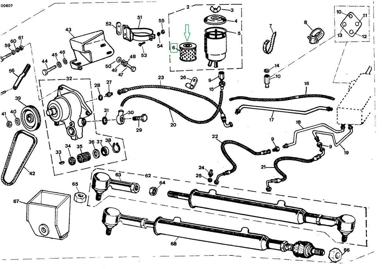 Power Steering Filter Cartridge