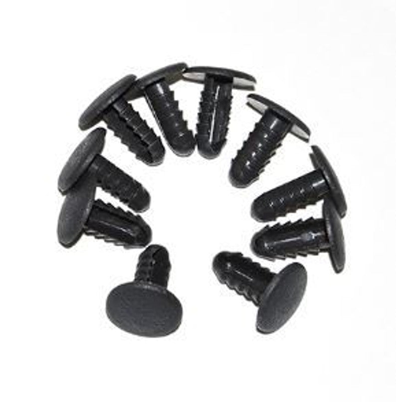 Black Fastener 10 units - ORIGINAL LAND ROVER