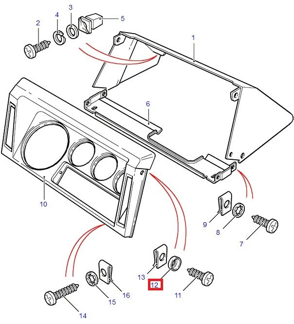 Cup Washer - Dashboard (pack of 10 units) - GENUINE LAND ROVER
