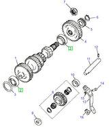 Bearing layshaft