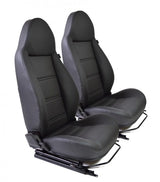 Seat Modular - Black Leather - Sold as Pair