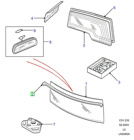Finisher Windscreen Upper