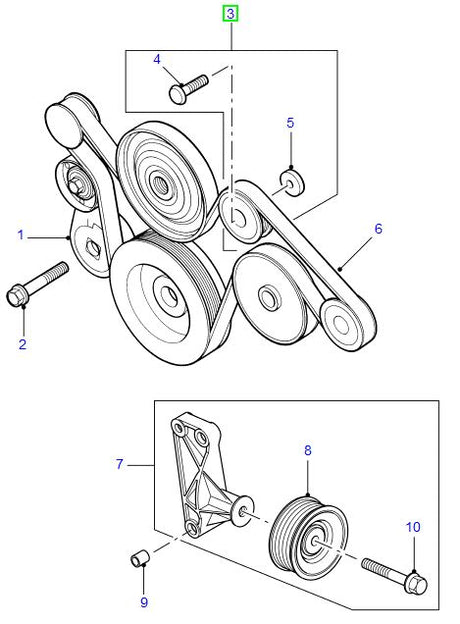 Alternator Belt Roller - ALLMAKES