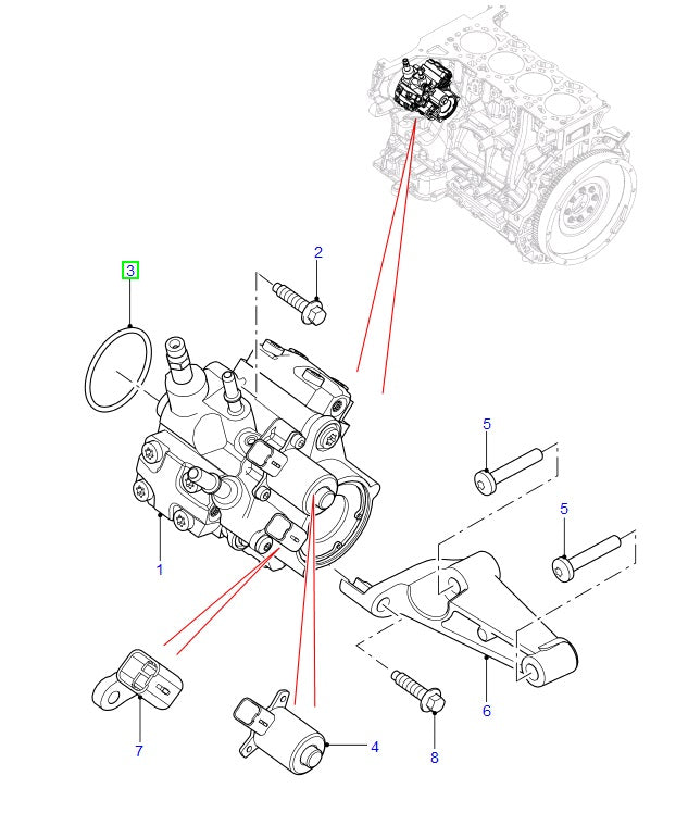 Inyection Pump Ring