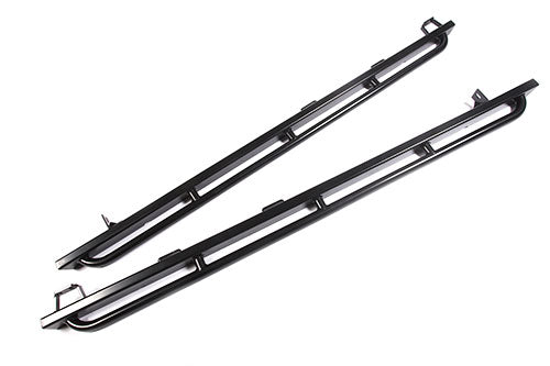 Rock sliders with tree bars fits defender 130