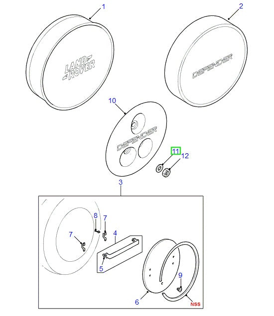 Plastic Washer - 20 Units