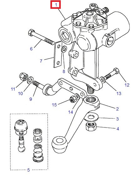 6 Bolt Gemmer Steering Box (Deposit of € 200 - You have to return the old unit)