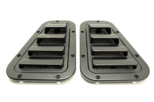 Sport Wing Top Grills Fits Defendes - Satin Finish - Pair