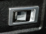 Defender door lever surround pair silver