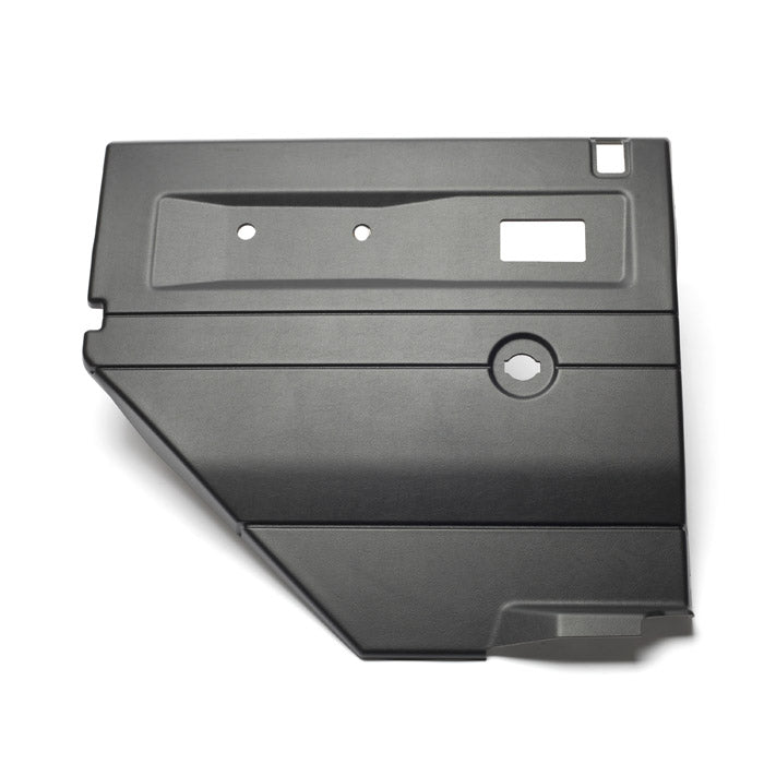 Black Rear Left Door Trim - With Front Doors with Manual Windows - GENUINE LAND ROVER