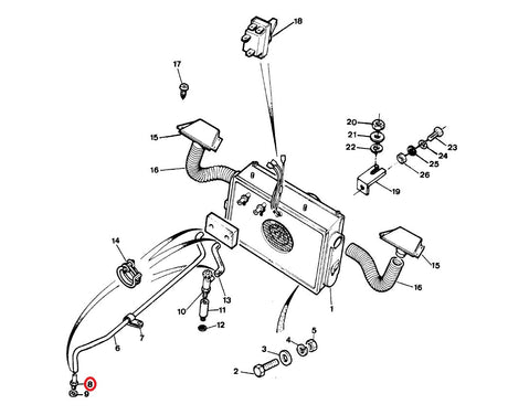 Adapter - for Heating Pipe - AG PARTS
