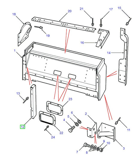 Right Reinforcement - Door Post