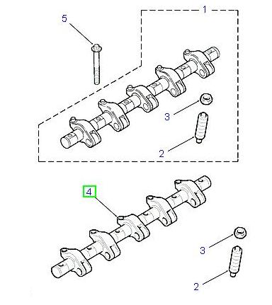 Rocker Arm Assy Fuel Injectors