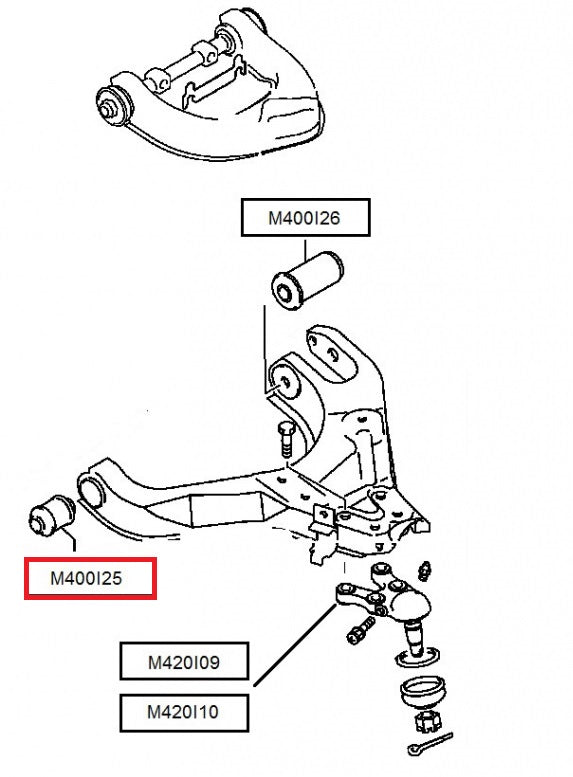 Front Silent Block Front Lower Suspension Arm