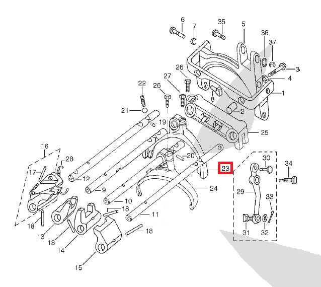 Selector Fork - 1st-2nd Gear