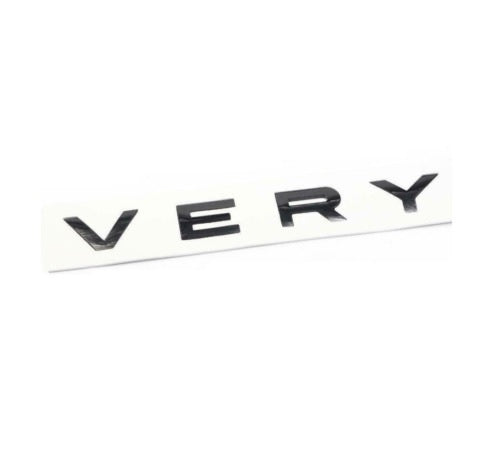 Anagram - Emblem - "VERY" - Color Black