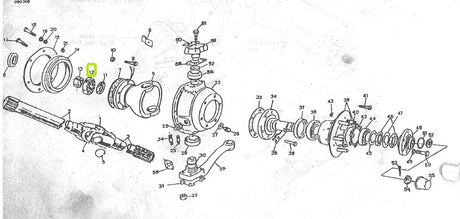 Bearing Swivel Pin Housing