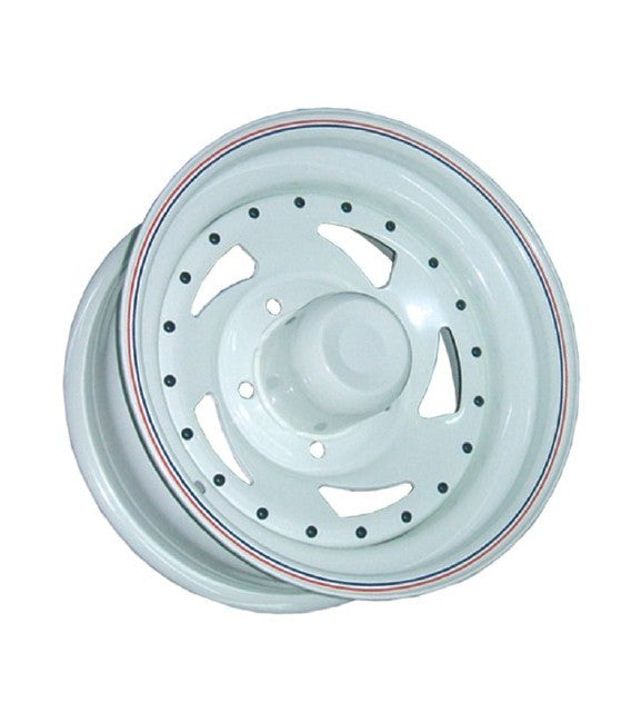 Steel White Wheel - 8x16"