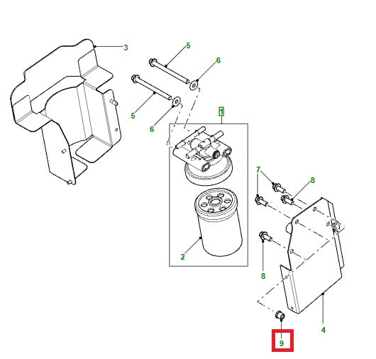 Hexagonal Rivet Nut M6 x 10 x 15 / M8 - Hexagonal Rivet Nut - ALLMAKES
