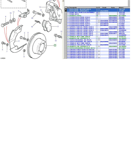 Solid Front Brake Disc - Pair