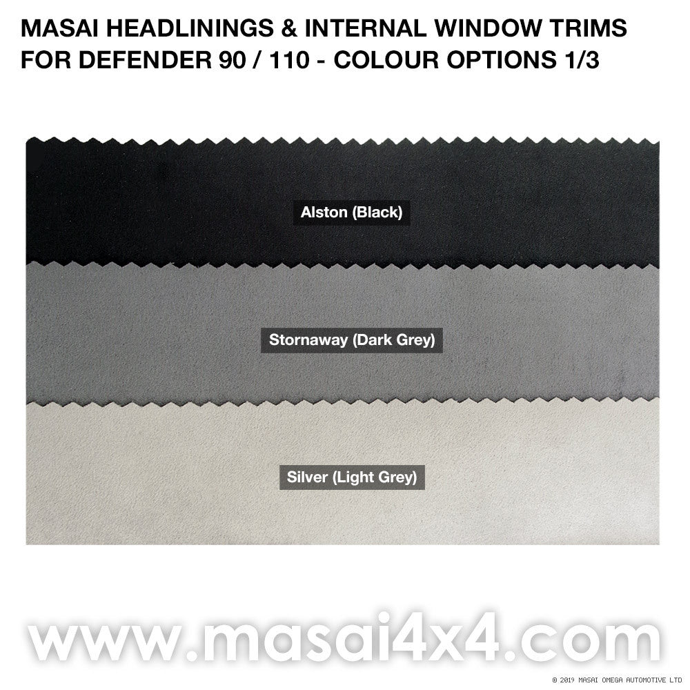 Masai Covered Internal Window Trims Kit for Defender 90/110 200TDI, 300TDI & TD5