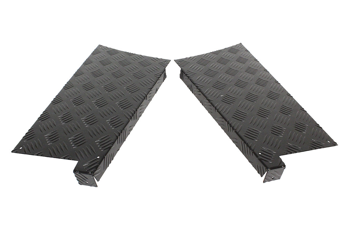 Rear Wing Protectors 110 Black - ALLMAKES 4X4