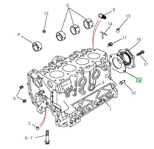 Gasket Crank Case Rear