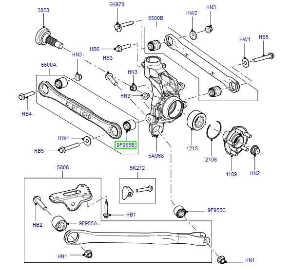 Rear Suspension Arm Bush