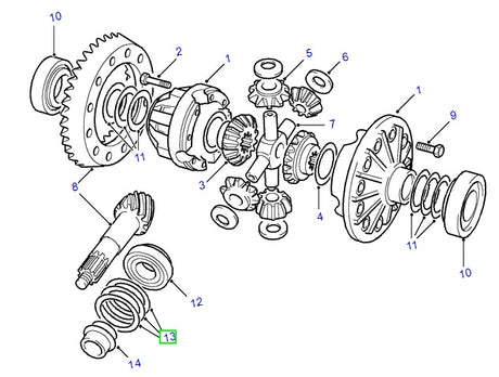 Shim Diff Unit .010