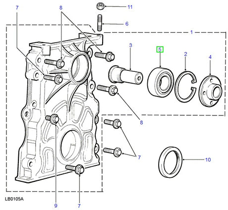 Bearing Front Fan