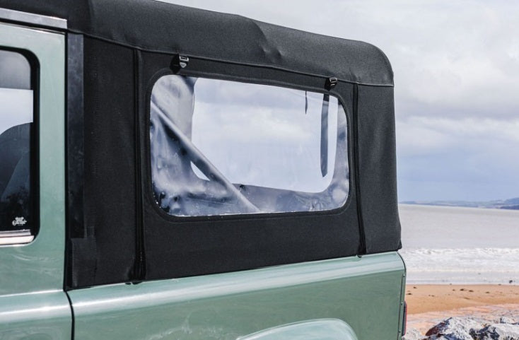 STAYFAST Tarp - Black Color - With Side and Rear Windows - EXMOOR TRIM