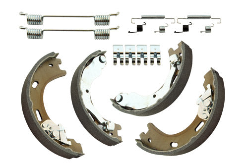 Axle set brake shoes no fittings - set of 4 - unibrakes