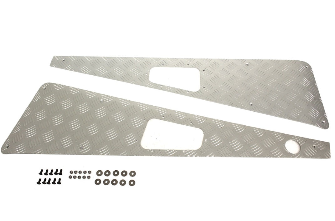 3mm Premium Wing Top Protectors - Silver - right hand aerial hole