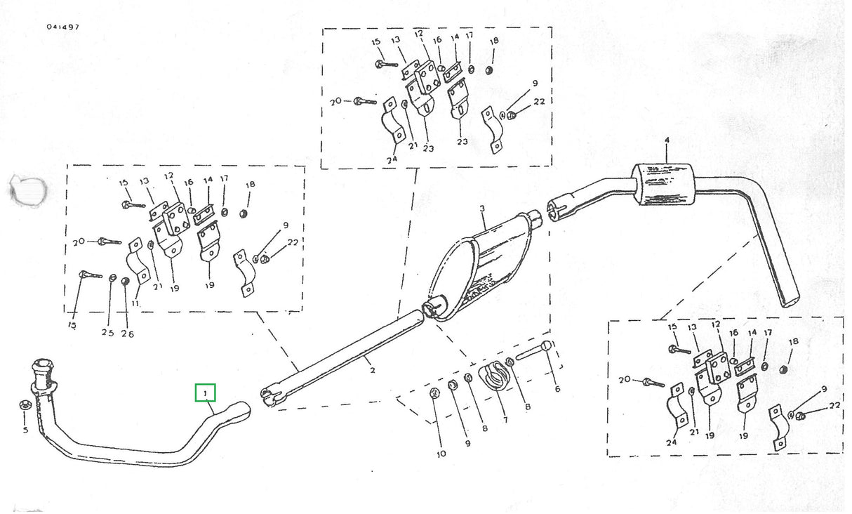 Exh Front Pipe