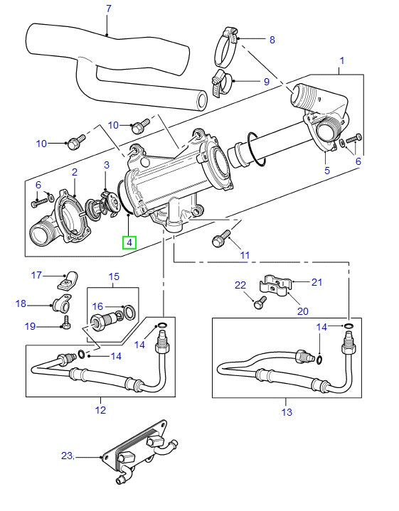 O-Ring - Engine Oil Cooler