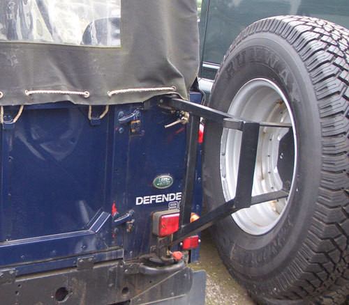 Swing Away Spare Wheel Carrier