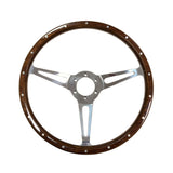 14" Woodrim Steering Wheel - PCD 70mm - MOUNTNEY
