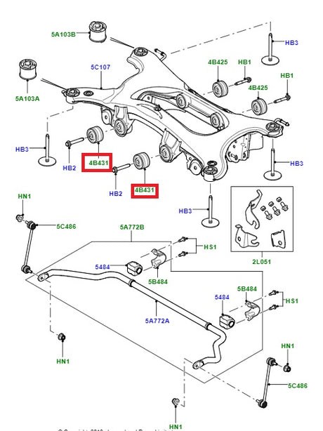 Insulator - cross member