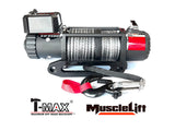 Winch T-MAX Muscle-Lift MW9500 12V de 4305kg - Synthetic Rope